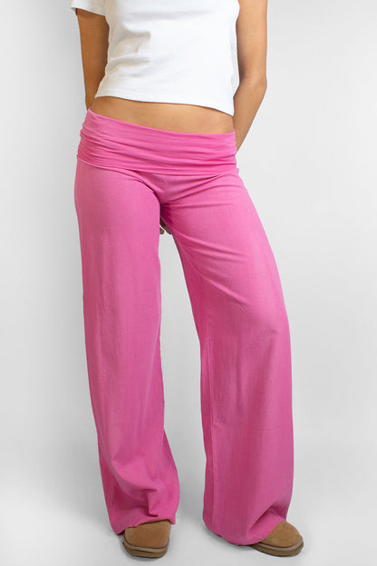 Waistband palazzo pants | Subdued Trusted