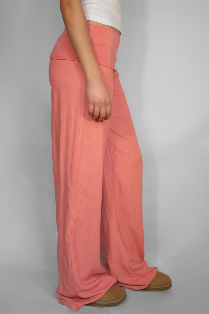 Waistband palazzo pants | Subdued Trusted