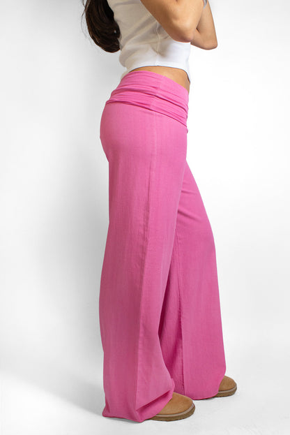 Waistband palazzo pants | Subdued Trusted