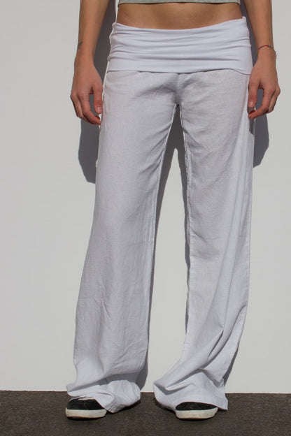 Waistband palazzo pants | Subdued Trusted