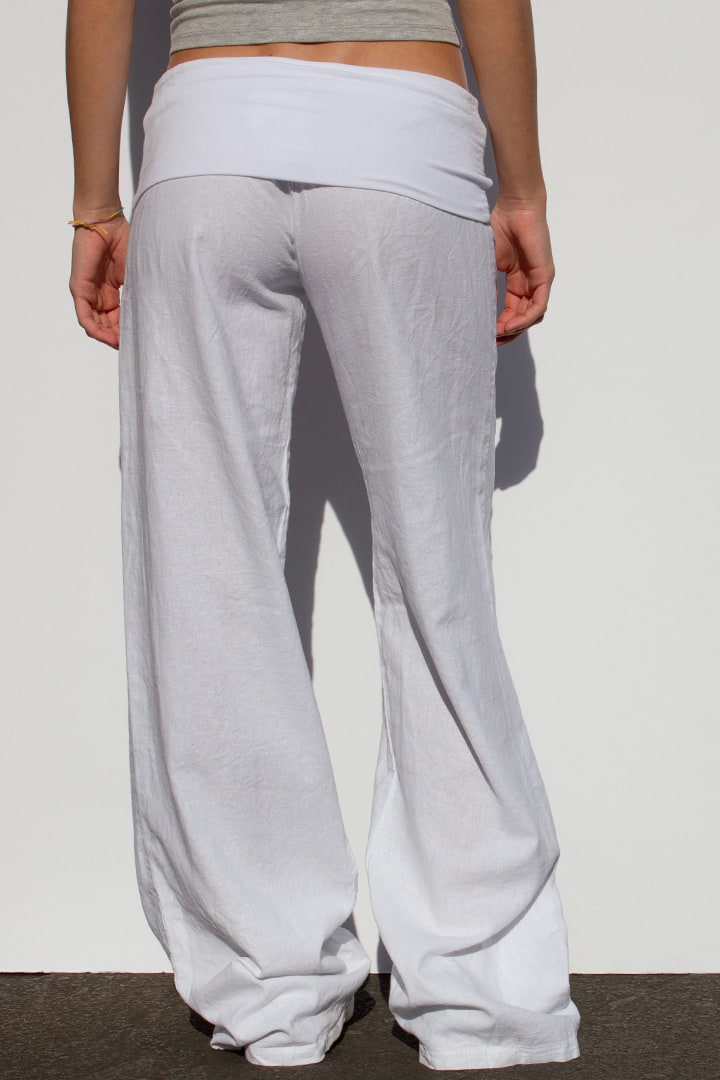 Waistband palazzo pants | Subdued Trusted