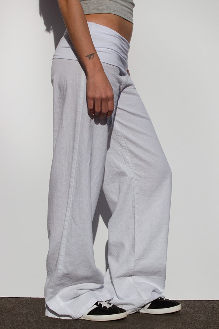 Waistband palazzo pants | Subdued Trusted