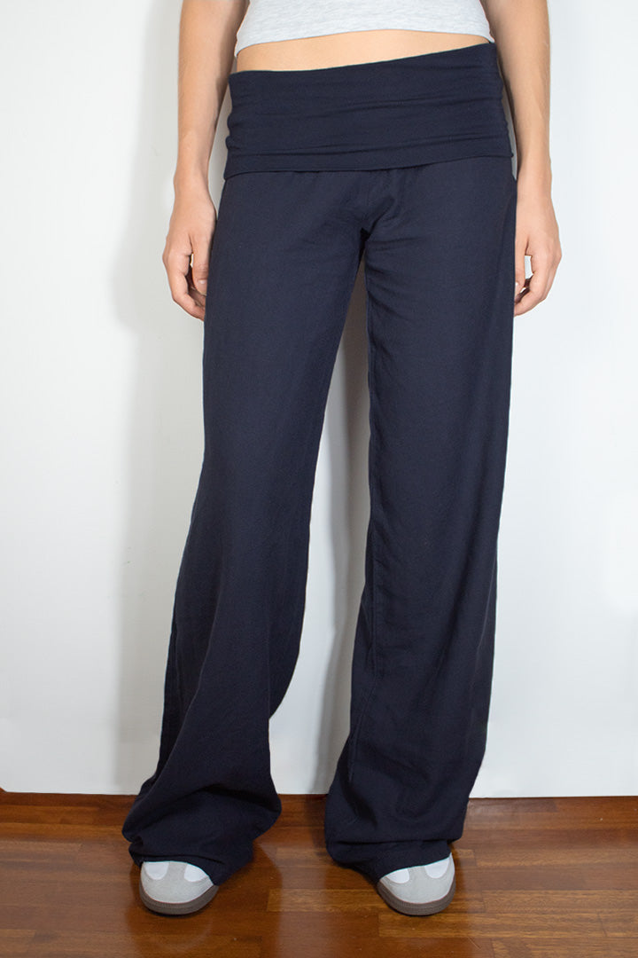 Waistband palazzo pants | Subdued Trusted