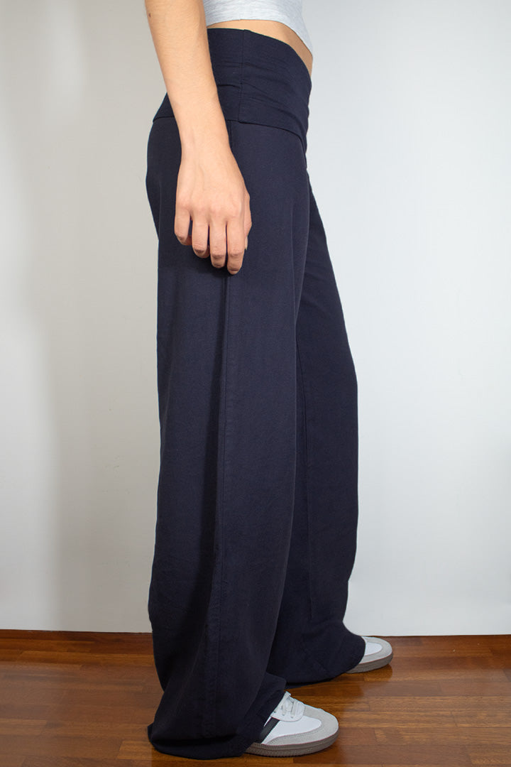 Waistband palazzo pants | Subdued Trusted