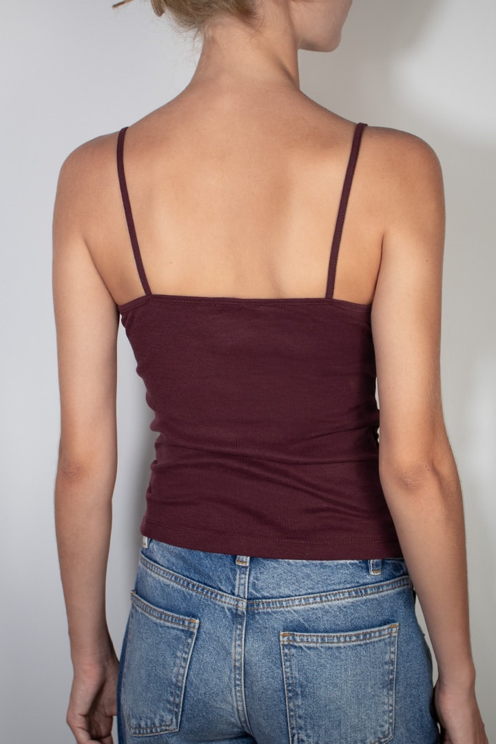 Beaded V-neck top | Subdued Everyday