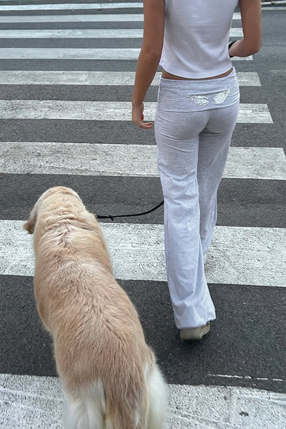 Cuffed pants with wings | Subdued Deals