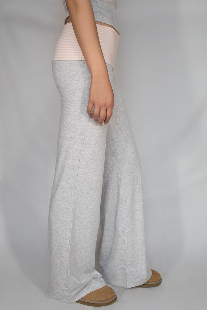 Wide-leg pants with cuffs | Subdued Trending