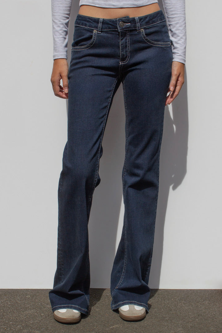 Low waist flared jeans | Subdued Latest
