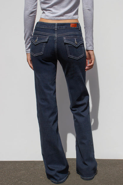 Low waist flared jeans | Subdued Latest