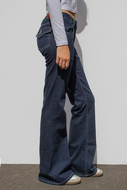 Low waist flared jeans | Subdued Latest