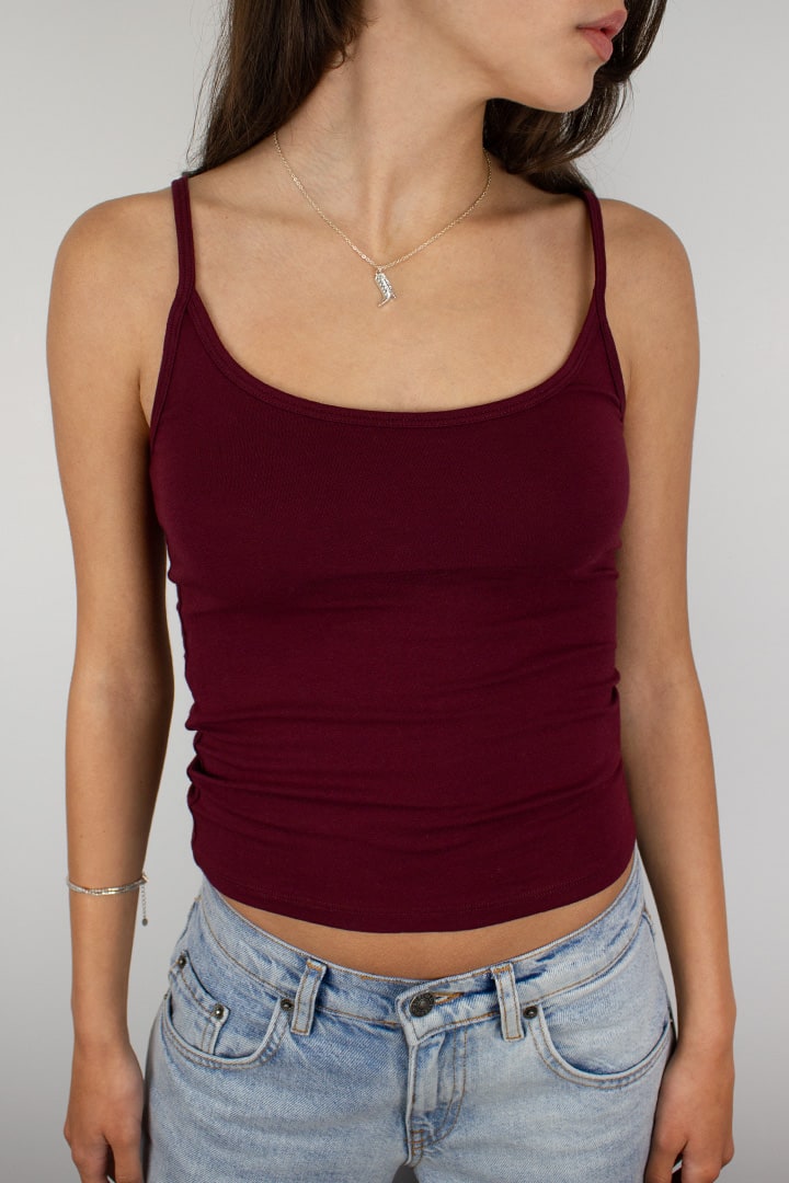 Scoop neckline top | Subdued Latest