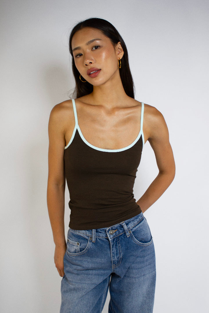 Scoop neckline top | Subdued Latest