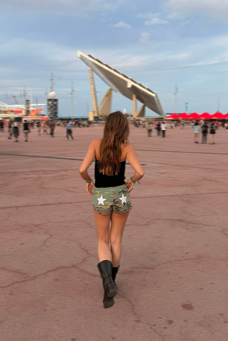 Star patch shorts | Subdued Value