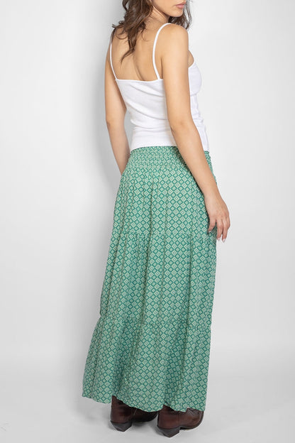 Long ruffled skirt | Subdued Classic