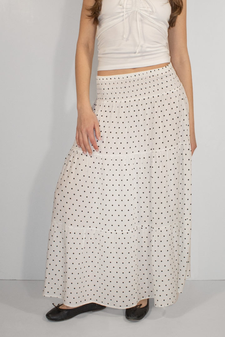 Long ruffled skirt | Subdued Classic