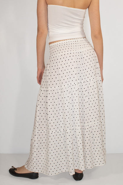 Long ruffled skirt | Subdued Classic