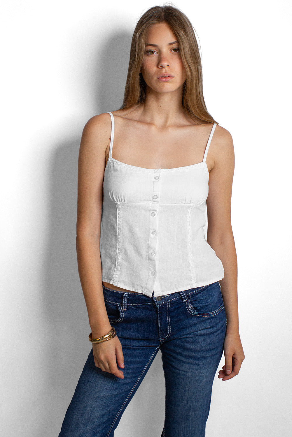 Tank top with buttons | Subdued Hot Sale