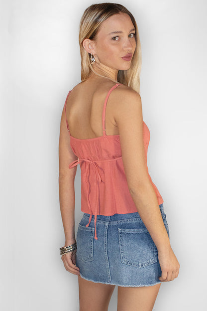 Tank top with buttons | Subdued Hot Sale