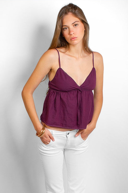 V-neck top | Subdued Hot Sale