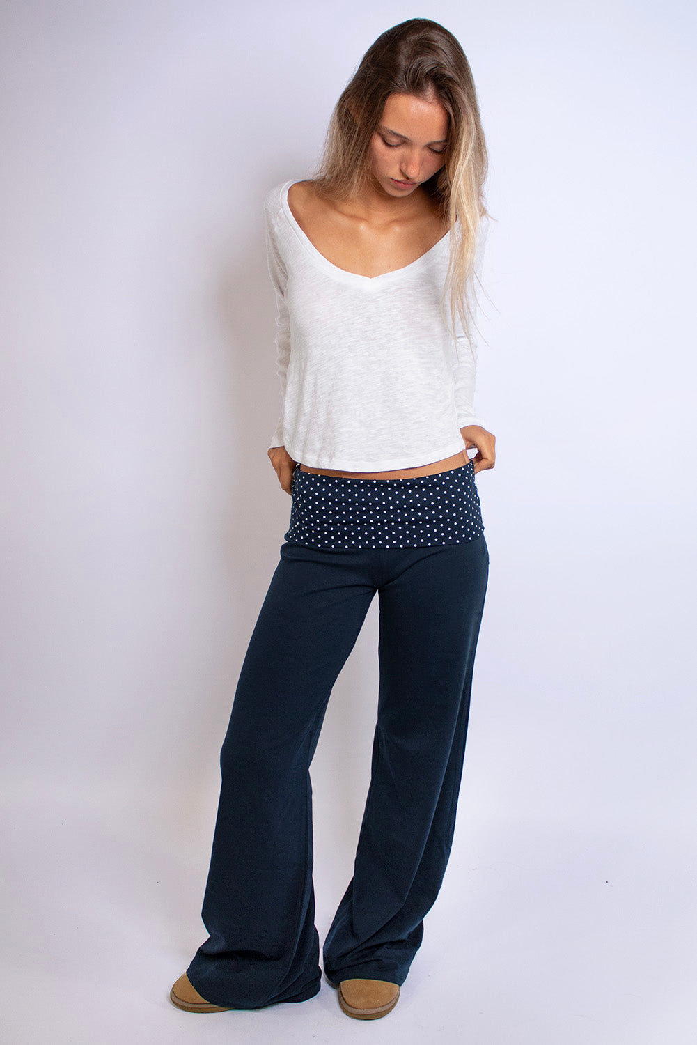 Wide-leg pants with cuffs | Subdued Exclusive