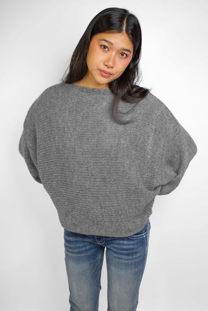 Cross-over sweater at the back | Subdued Hot Sale