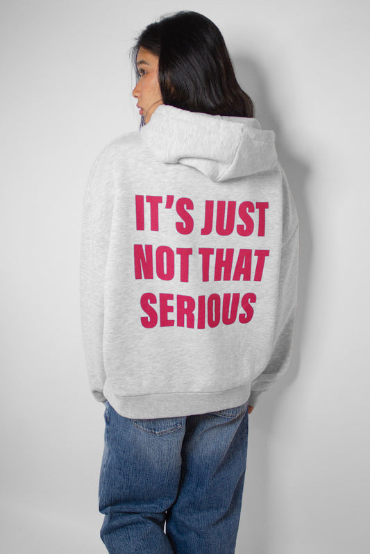 "Not That Serious" Printed Hoodie | Subdued Latest
