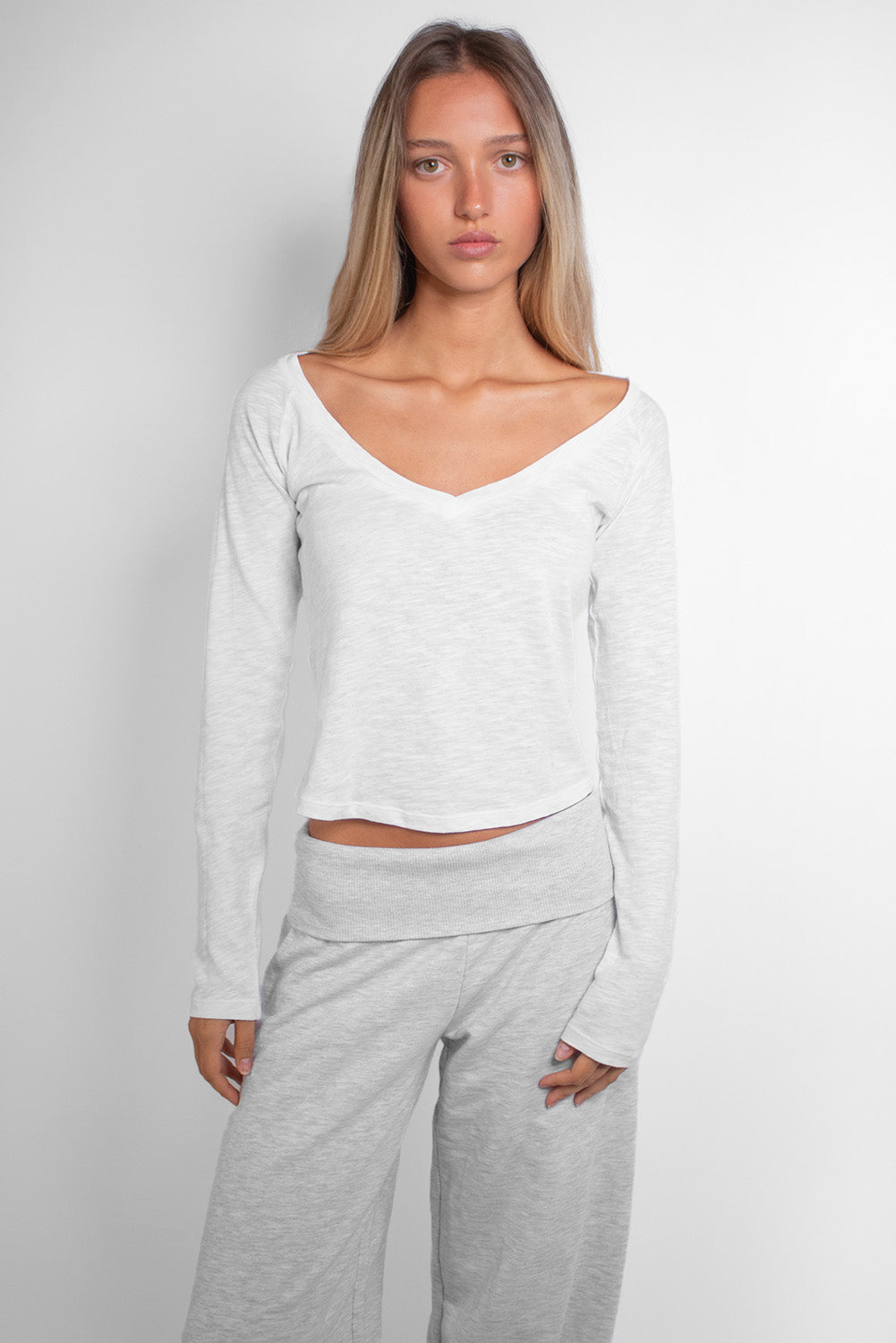 Long-sleeved crew-neck T-shirt | Subdued Exclusive