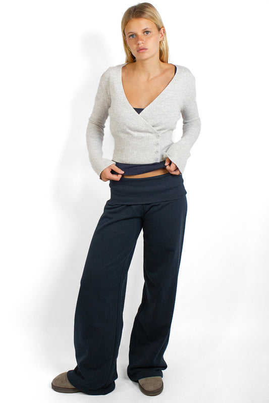 Wide-leg joggers with turn-up | Subdued Customer Favorite