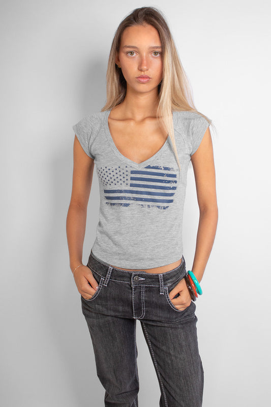 U.S. Flag T-shirt | Subdued Featured