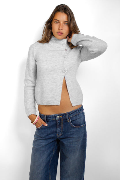 Cardigan with side buttons | Subdued Featured