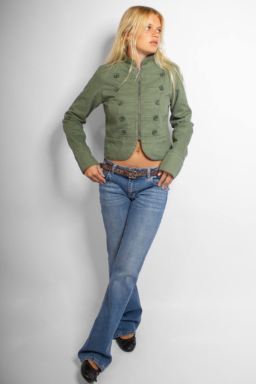 Double-button jacket | Subdued Value