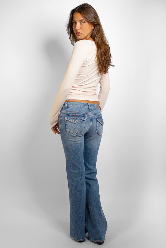 Low-Waist Flared Jeans | Subdued Quality