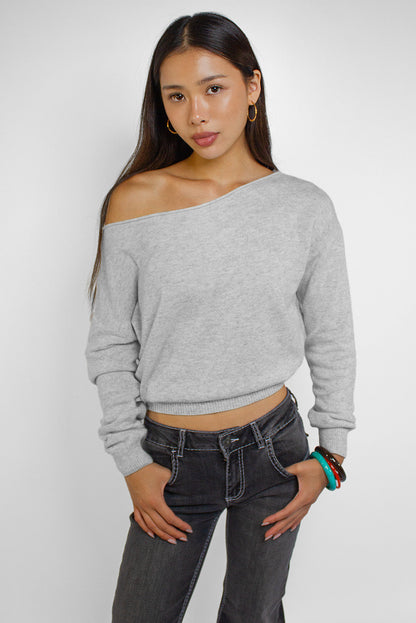 Boat neck sweater | Subdued Value