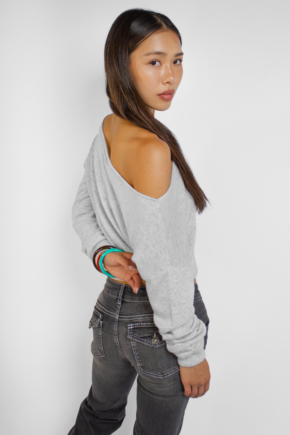 Boat neck sweater | Subdued Value
